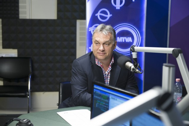 Orbán Viktor a Kossuth Rádió 180 perc című műsorában