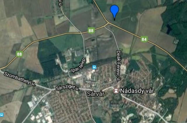 A baleset helyszíne