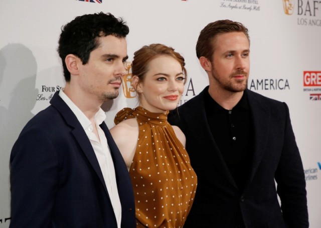 Damien Chazelle, Emma Stone és Ryan Gosling