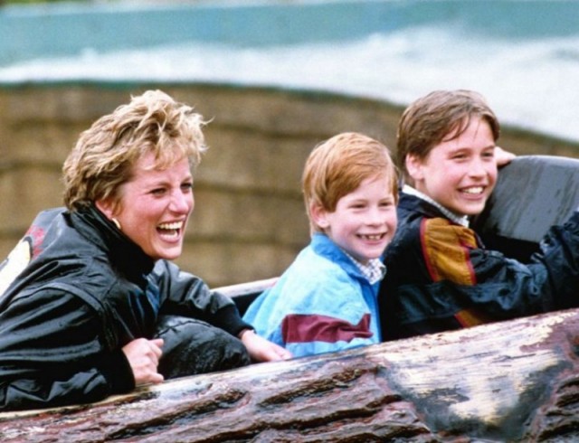 Diana, Harry és Vilmos