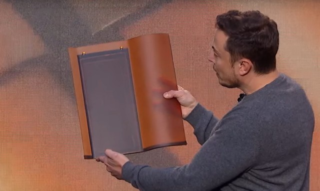 Tesla napelemes tetőcserép