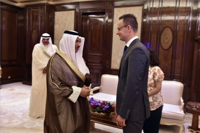Szijjártó Péter Kuvaitban