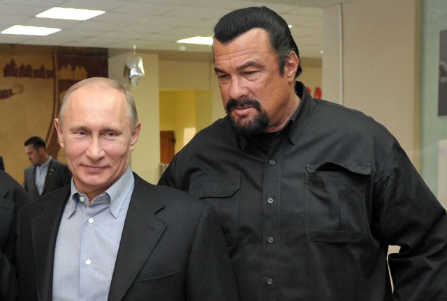 Vlagyimir Putyin, Steven Seagal