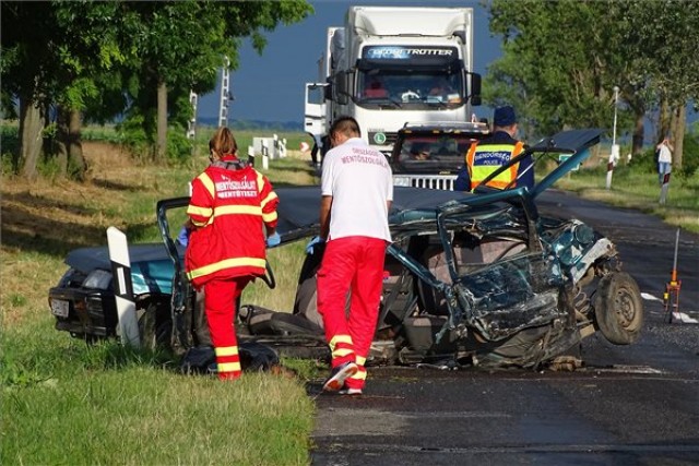 Halálos közúti baleset történt Makó közelében