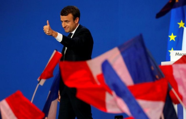 Emmanuel Macron francia államfő