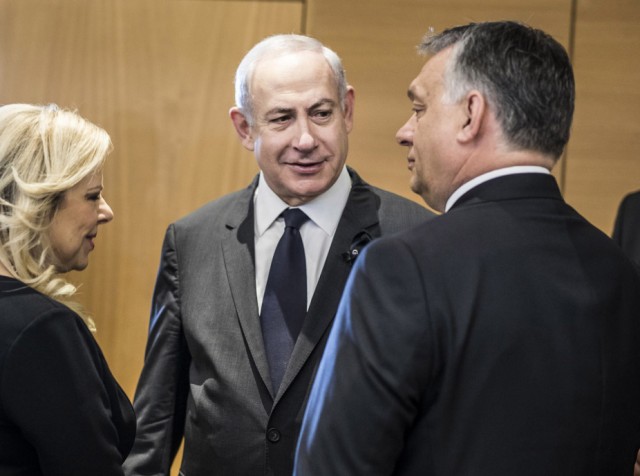 Benjamin Netanjahu és Orbán Viktor