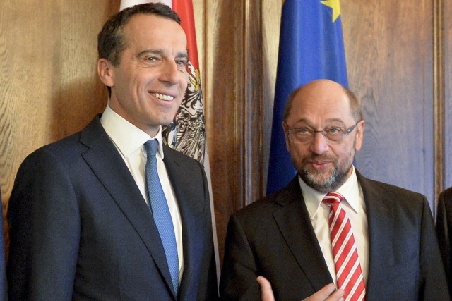 Christian Kern, Martin Schulz