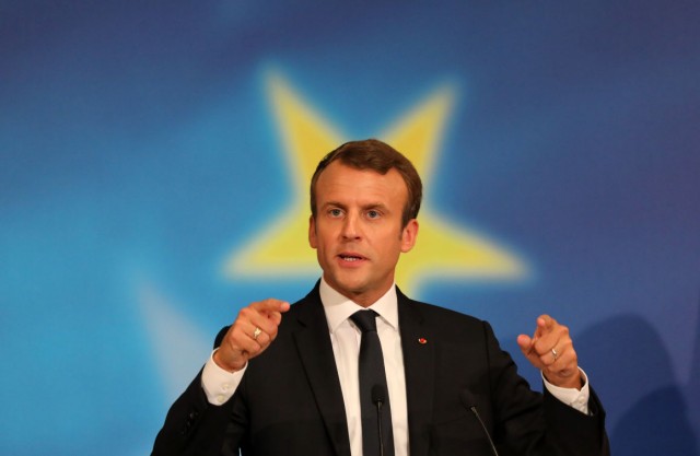 Emmanuel Macron francia államfő