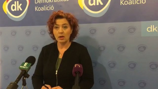 Vadai Ágnes sajtótájékoztatója