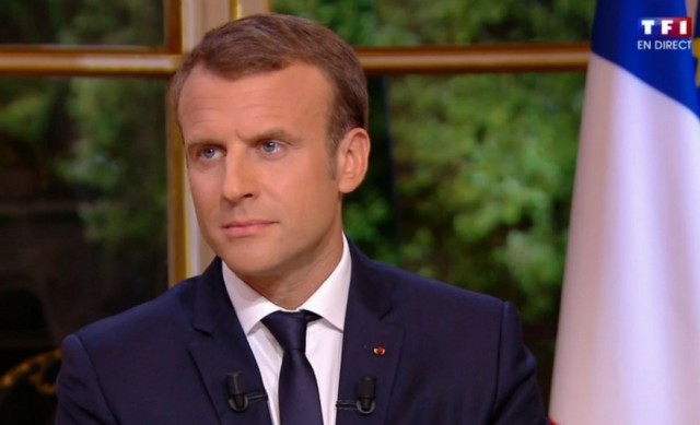 Emmanuel Macron francia államfő