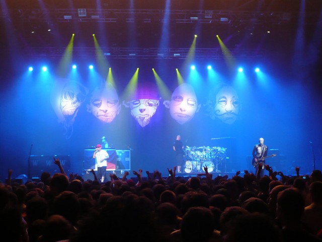 A Limp Bizkit zenekar egy turnéján - 2017. november