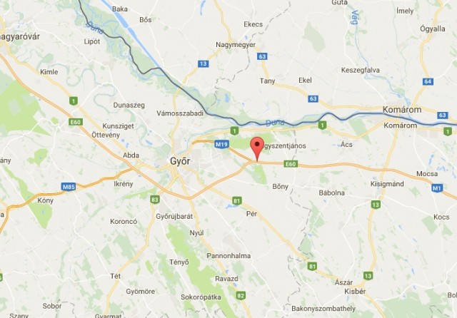 Öt személygépkocsi ütközött az M1-es autópályán Győrszentiván térségében