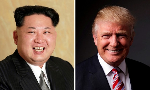 Kim Dzsongun és Donald Trump