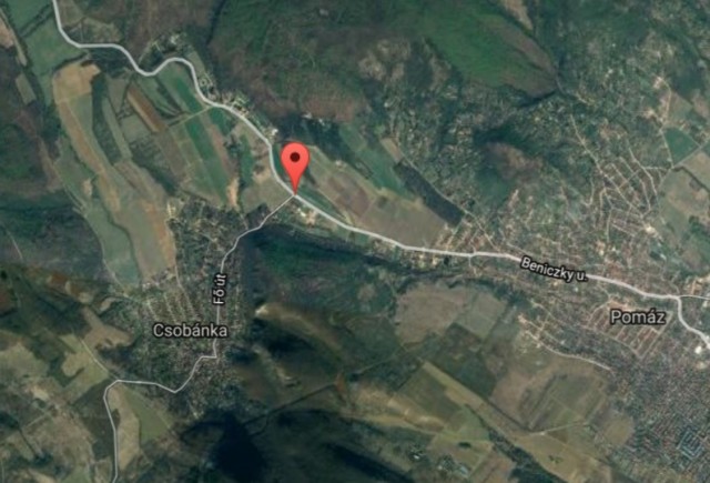 A baleset helyszíne