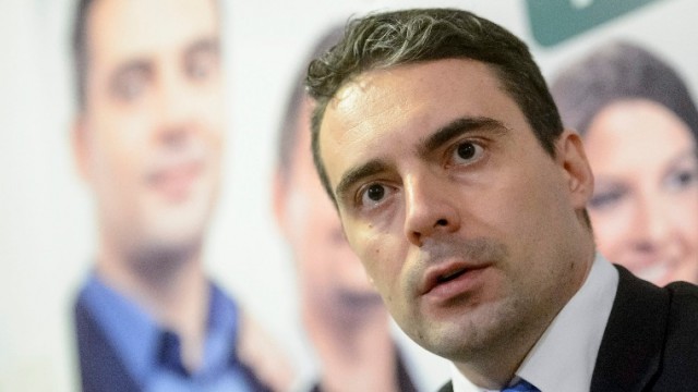 Vona Gábor, a Jobbik Magyarországért Mozgalom elnöke (MTI-fotó: Komka Péter)