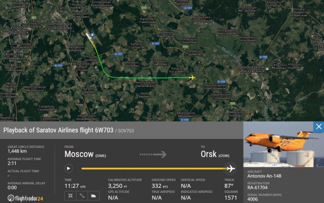 A Moszkva közelében lezuhant AN-148-as - 2018. február 11.