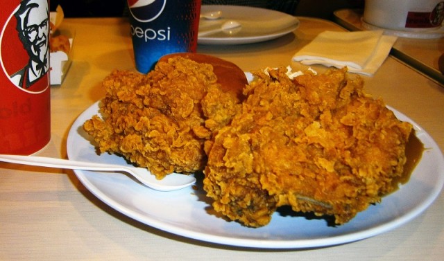 KFC menü