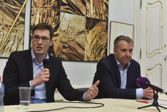 Karácsony Gergely és Molnár Gyula Kolozsváron