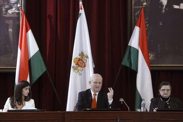 A Fővárosi Közgyűlés ülése