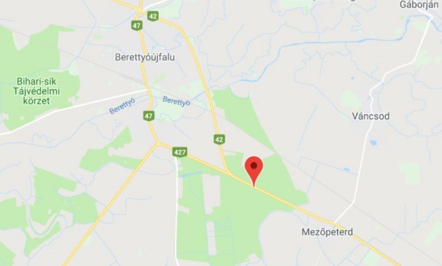 A baleset helyszíne