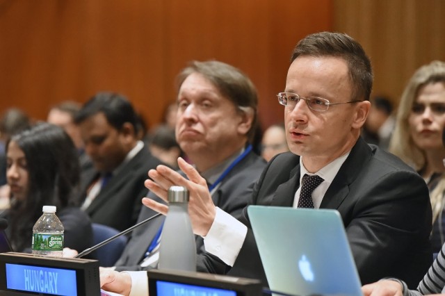 ENSZ-javaslat - Szijjártó Péter felszólalt New Yorkban