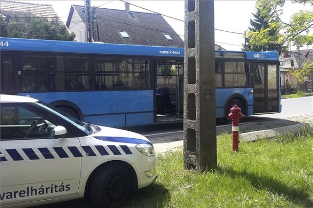 Az érintett busz