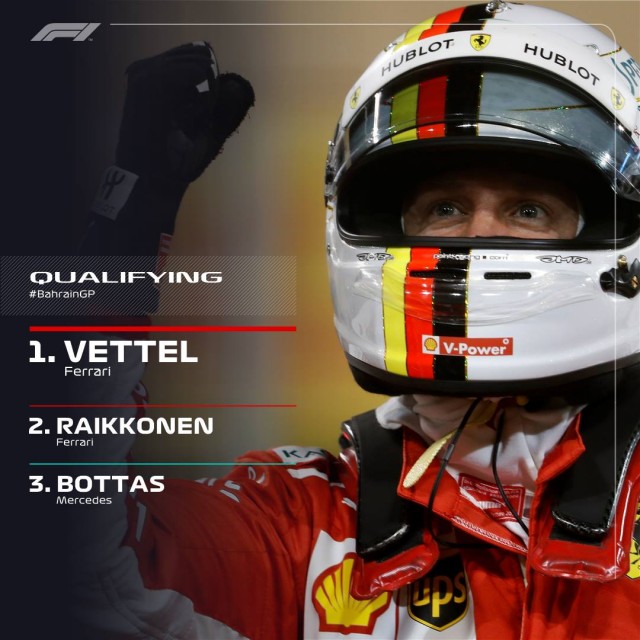 Bahreini Nagydíj - Vettel a pole pozícióban