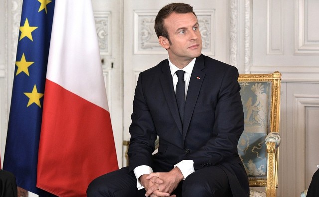 Emmanuel Macron francia elnök