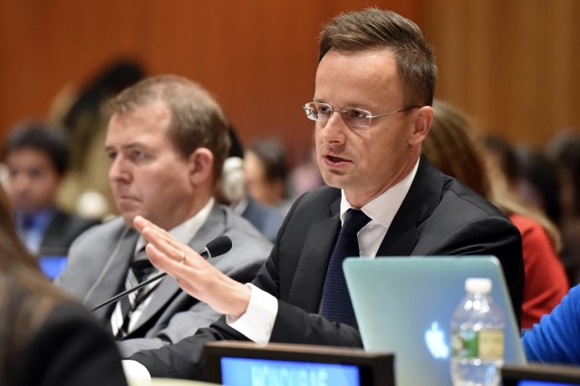 Szijjártó Péter New Yorkban