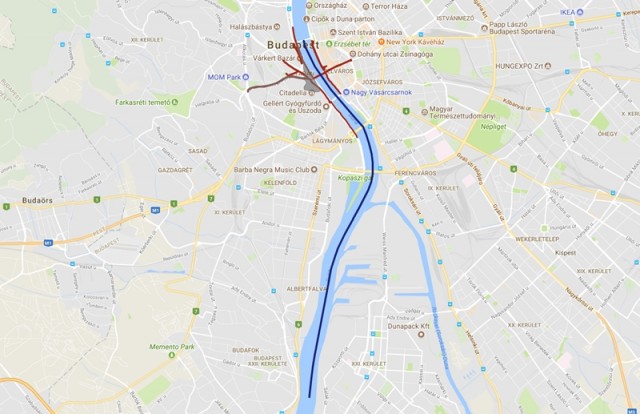 Robbanótestet találtak a Dunában az Erzsébet hídnál, többfelé útlezárásokra kell számítani Budapesten