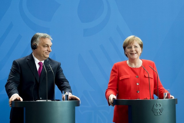 Orbán Viktor és Angela Merkel találkozója Berlinben