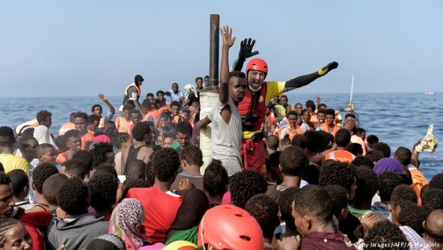 Migránsok a spanyol partoknál