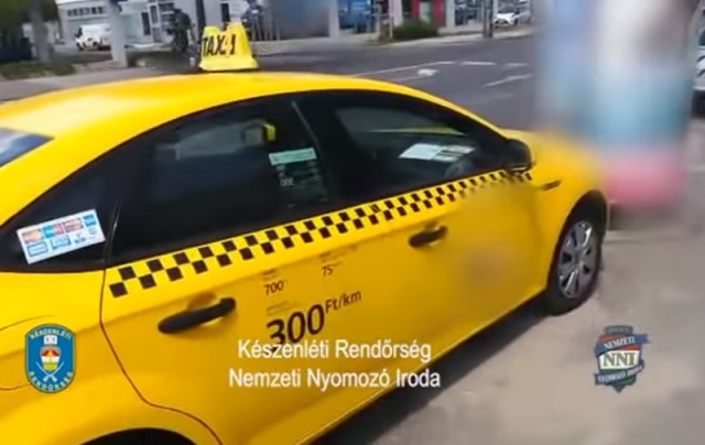 A taxist és az utasát is előállították a rendőrök 2018. 08. 18.