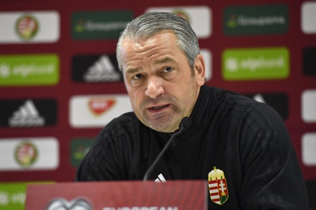 Bernd Storck a fővárosi Új Hidegkuti Nándor Stadionban 2017. október 9-én