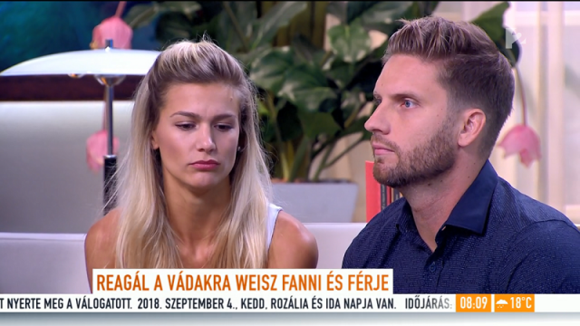 Weisz Fanni a TV2 Mokka c. műsorának vendégeként üzent édesanyjának