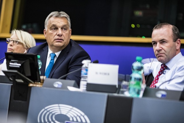 Az Európai Néppárt frakcióülése Strasbourgban - Orbán Viktor