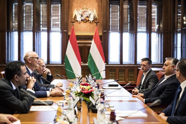 Orbán Viktor fogadta a Deutsche Telekom vezérigazgatóját