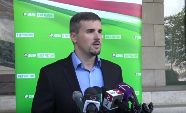 Jakab Péter, a Jobbik szóvivője