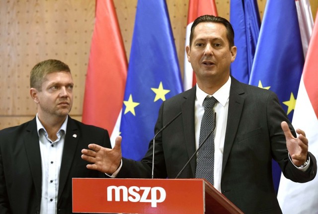 Az MSZP sajtótájékoztatója