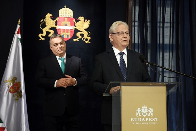 Orbán Viktor és Tarlós István sajtótájékoztatója