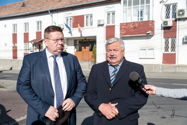Bajkai István és Lomnici Zoltán sajtótájékoztatója Csíkszeredán