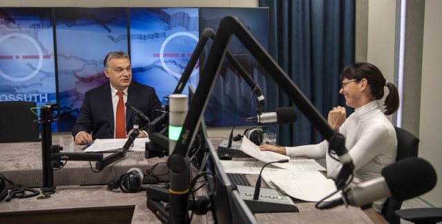Orbán Viktor a Kossuth rádió Jó reggelt, Magyarország! című műsorában