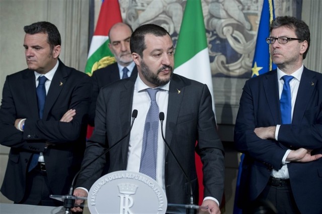 Matteo Salvini olasz miniszterelnök-helyettes