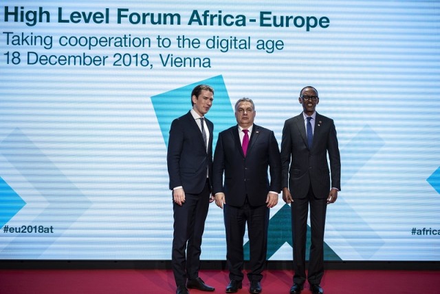 Orbán Viktor a bécsi EU-Afrika csúcstalálkozón
