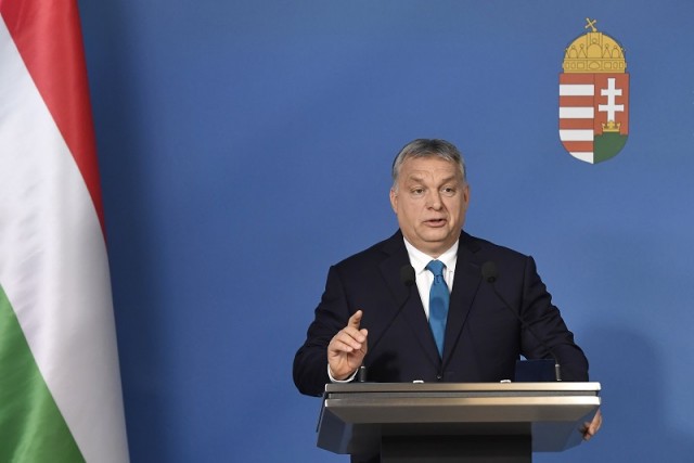 Orbán Viktor a Kormányinfó sajtótájékoztatón