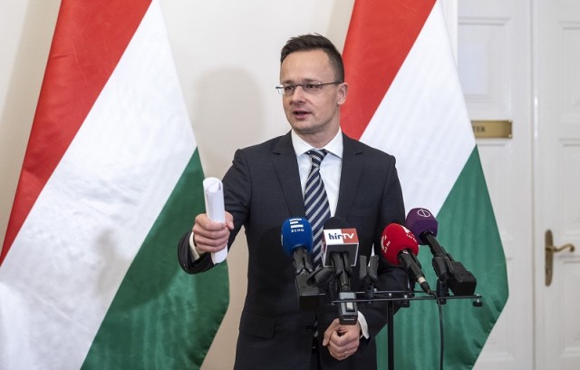Szijjártó Péter külgazdasági évértékelő sajtótájékoztatója