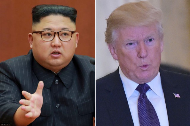 Kim Dzsongun és Donald Trump