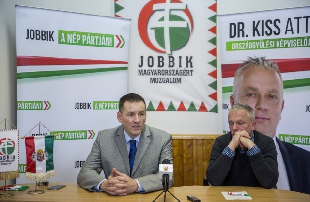 Választás 2018 - A Jobbik sajtótájékoztatója Hódmezővásárhelyen